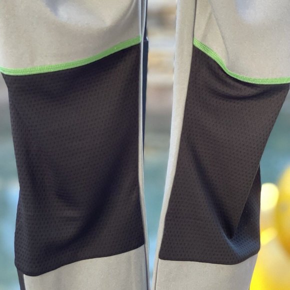 LACOSTE SPORT LEGGINGS ELASTIC BREATHABLE POLYESTER BLACK PANTS [XH1045] - Picture 5 of 7